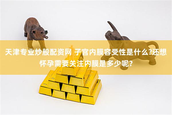 天津专业炒股配资网 子宫内膜容受性是什么?还想怀孕需要关注内膜是多少呢？